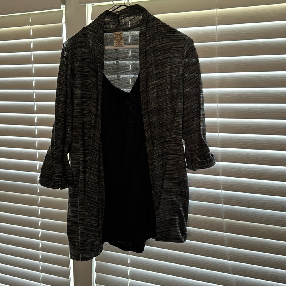 Women’s Faded Glory 2x (18-20) 2-fer blouse